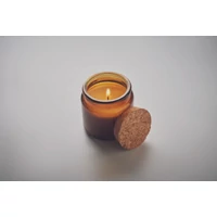 Kép 2/4 - VALO Növényi viaszgyertya 70 g, barna