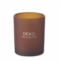 Kép 2/7 - KIVAS WOOD Növényi viaszgyertya 80 g, barna