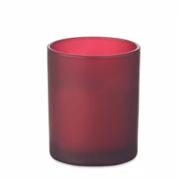 Kép 1/5 - KIVAS WOOD Növényi viaszgyertya 80 g, bordó