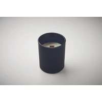 Kép 3/6 - KIVAS WOOD Növényi viaszgyertya 80 g, fekete
