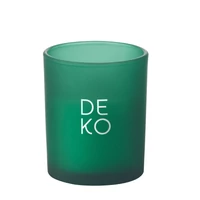 Kép 2/7 - KIVAS WOOD Növényi viaszgyertya 80 g, zöld