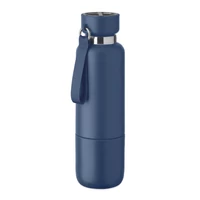 Kép 7/8 - NOEKA Duplafalú palack 500 ml, francia tengerészkék