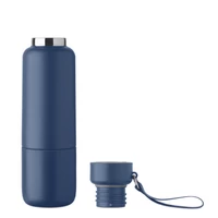 Kép 8/8 - NOEKA Duplafalú palack 500 ml, francia tengerészkék