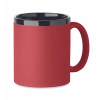Kép 1/4 - RUBY Kerámia bögre lézerhez 300 ml, piros