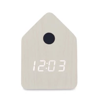 Kép 6/6 - CUCKOO MDF kakukkos ébresztőóra, fehér