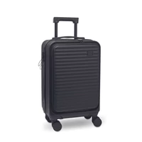 Kép 1/6 - CITY 20 colos ABS gurulós bőrönd, fekete