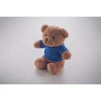 Kép 5/5 - JACKIE Plüss mackó pólóval 23 cm, kék