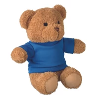 Kép 1/5 - JACKIE Plüss mackó pólóval 23 cm, kék