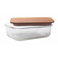 Kép 3/4 - VITRIO LUNCH Üveg uzsonnásdoboz 800 ml, áttetsző
