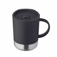 Kép 2/7 - BEAKER Szimplafalú bögre 300 ml, fekete