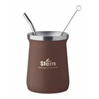 Kép 3/5 - MIYERBA Yerba mate tea pohár, barna