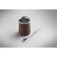 Kép 4/5 - MIYERBA Yerba mate tea pohár, barna