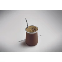 Kép 5/5 - MIYERBA Yerba mate tea pohár, barna