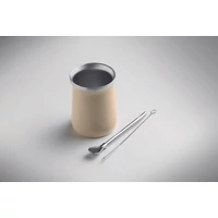 Kép 3/4 - MIYERBA Yerba mate tea pohár, bézs
