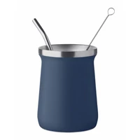 Kép 1/4 - MIYERBA Yerba mate tea pohár, francia tengerészkék