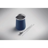 Kép 3/4 - MIYERBA Yerba mate tea pohár, francia tengerészkék