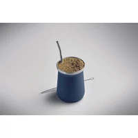 Kép 4/4 - MIYERBA Yerba mate tea pohár, francia tengerészkék