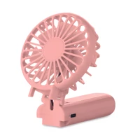 Kép 3/6 - IBERA Hordozh.összecsukh. ventilátor, babarózsaszín