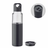 Kép 1/11 - DUALUSE 2 az 1-ben palack 610 ml, fekete
