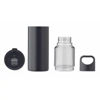 Kép 3/11 - DUALUSE 2 az 1-ben palack 610 ml, fekete