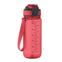 Kép 1/11 - ENKEL Sport palack 700 ml, áttetsző piros