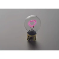 Kép 3/6 - LUMIGLOW LED-es villanykörte dekoráció, neon fukszia
