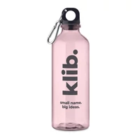 Kép 3/5 - MOSS RE500 RPET palack 500 ml, áttetsző rózsaszín