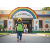 Kép 4/5 - SHOOP KIDS Gyermek tornazsák 190T RPET, lime