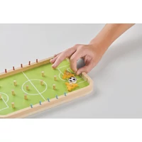 Kép 9/10 - BOLIN Fából készült foci játék, fa