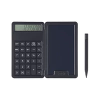 Kép 1/7 - CLERK Számológép LCD írófelülettel, fekete