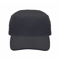 Kép 2/6 - FIELD Katonai stílusú sapka 260 g/m², fekete