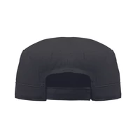 Kép 3/6 - FIELD Katonai stílusú sapka 260 g/m², fekete