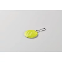 Kép 3/4 - GRIN Kerek fényvissz. kulcstartó, neonsárga