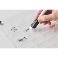 Kép 10/12 - PLANIT Mágneses akril havi tervező, áttetsző