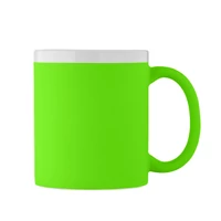 Kép 2/5 - MUGIVA Kerámia bögre 300 ml, neonzöld