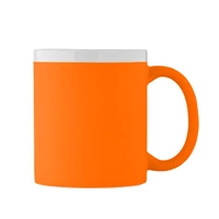 Kép 2/5 - MUGIVA Kerámia bögre 300 ml, neon narancssárga