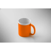 Kép 5/5 - MUGIVA Kerámia bögre 300 ml, neon narancssárga