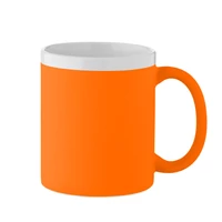 Kép 1/5 - MUGIVA Kerámia bögre 300 ml, neon narancssárga