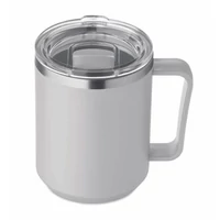 Kép 2/8 - COCOA Duplafalú bögre 400 ml, szürke