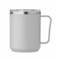 Kép 3/8 - COCOA Duplafalú bögre 400 ml, szürke