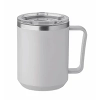 Kép 1/8 - COCOA Duplafalú bögre 400 ml, szürke