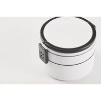 Kép 5/10 - ENSALA PP kétszintes ételdoboz 950 ml, fehér
