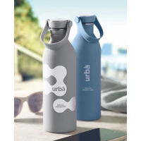 Kép 3/10 - SVALUR Szimplafalú palack 500 ml, szürke
