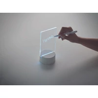 Kép 7/12 - LEDMEMO Világító LED jegyzettábla, fehér