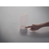 Kép 8/12 - LEDMEMO Világító LED jegyzettábla, fehér