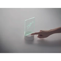 Kép 9/12 - LEDMEMO Világító LED jegyzettábla, fehér