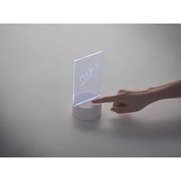 Kép 10/12 - LEDMEMO Világító LED jegyzettábla, fehér