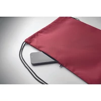 Kép 4/7 - DAYKIT Húzózsinóros táska, 420D RPET, bordó