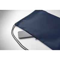 Kép 4/6 - DAYKIT Húzózsinóros táska, 420D RPET, kék