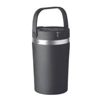 Kép 1/7 - COZYCUP Duplafalú pohár 350 ml, fekete